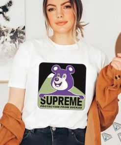 Supreme Bear Protection From Suckas Shirt