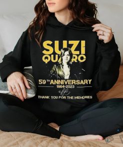 Suzi Quatro 59th Anniversary 1964 2023 Thank You For The Memories Signatures Shirt