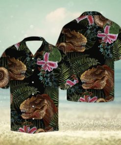 T Rex Tropical Hawaiian Shirt