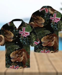 T Rex Tropical Hawaiian Shirt