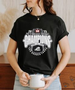 TCU Horned Frogs Blue 84 2023 Big 12 Baseball Conference Tournament Champions T Shirt