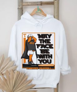 Tennessee Volunteers Baseball may the face be with you art shirt