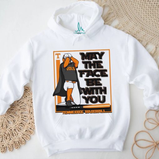 Tennessee Volunteers Baseball may the face be with you art shirt