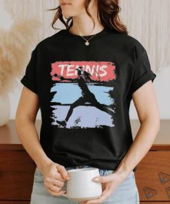 Tennis Lover Retro Color Tennis Player Female Woman Girl Mother 89 Tennis Player Shirt