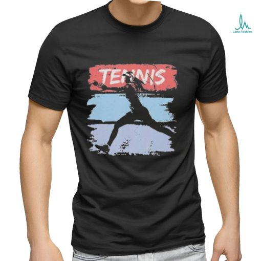 Tennis Lover Retro Color Tennis Player Female Woman Girl Mother 89 Tennis Player Shirt