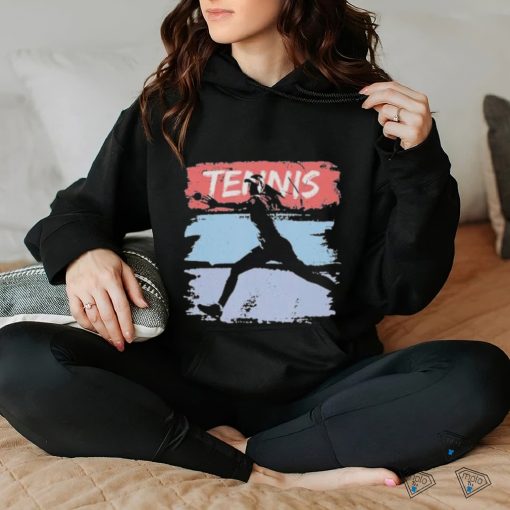 Tennis Lover Retro Color Tennis Player Female Woman Girl Mother 89 Tennis Player Shirt