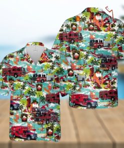 Texas Plano Fire rescue Christmas Hawaiian Shirt Cheap