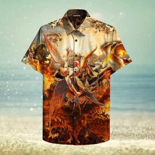 The Fallen Angel Lucifer Hawaiian Shirt