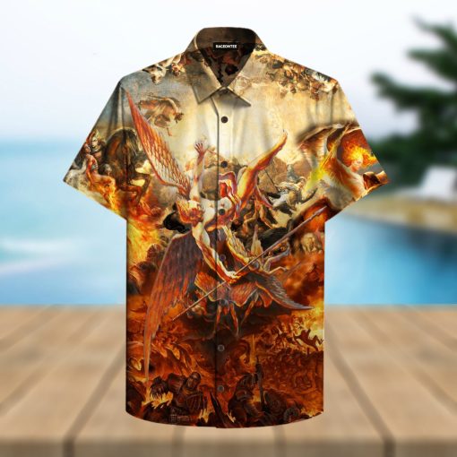 The Fallen Angel Lucifer Hawaiian Shirt