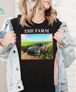 The Farm Melon Man Brand racing car shirt