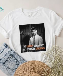 The LGBTQ community has forgiven Ericegan photo shirt