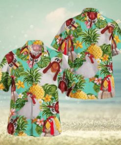 The Muppet Camilla The Chicken Pineapple Tropical 3D Funny Hawaiian Shirt