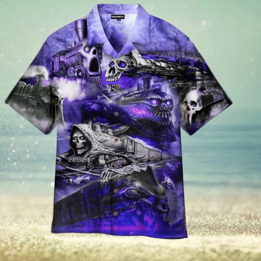 The Skull Storm Trains Hawaiian Shirt