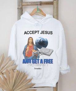 Thetroublecompany Accept Jesus And Get A Free Playstation 1 Long Sleeve Tee Shirt