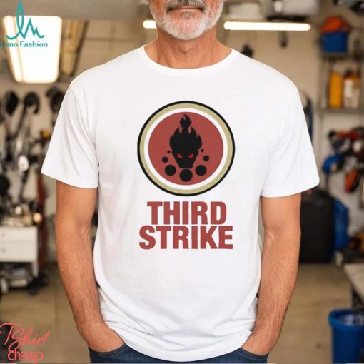 Third Strikes Parody Logo Lucky Strike Shirt