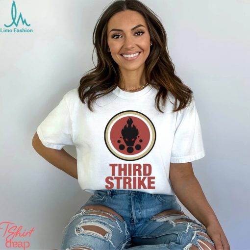 Third Strikes Parody Logo Lucky Strike Shirt