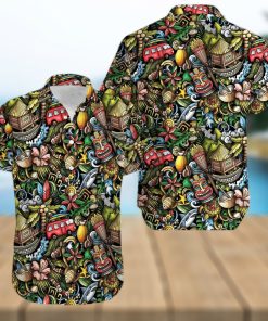 Tiki Doodles Hawaiian Shirt