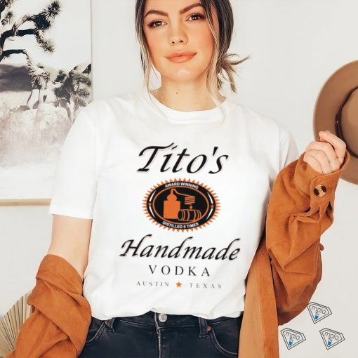 Tito’s Handmade Vodka Austin Texas logo shirt