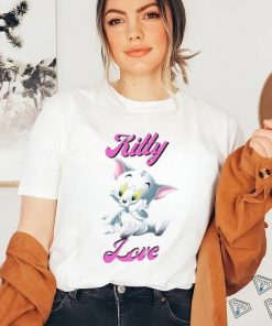 Tom Kitty Love cartoon shirt