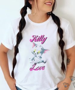 Tom Kitty Love cartoon shirt