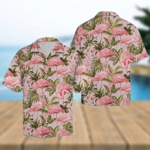 Top Flamingo Hawaiian Shirt