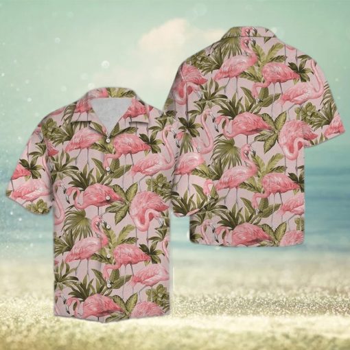 Top Flamingo Hawaiian Shirt