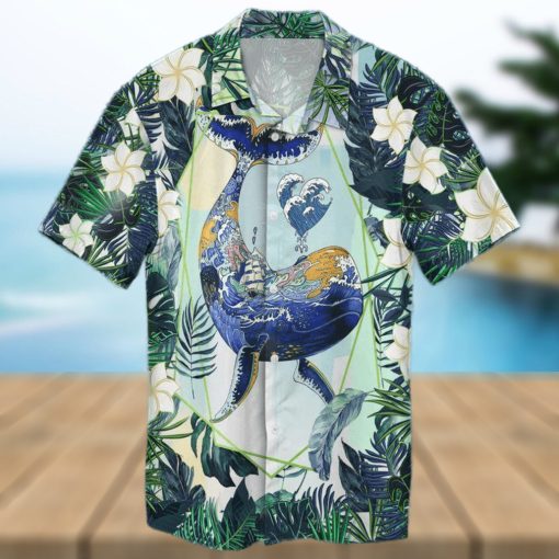 Top Whale Hawaiian Shirt