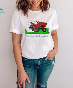Tractors smokin’ grass art shirt
