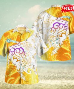 Triabal Raikou Design Hawaiian Shirt and Short