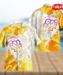 Triabal Raikou Design Hawaiian Shirt and Short