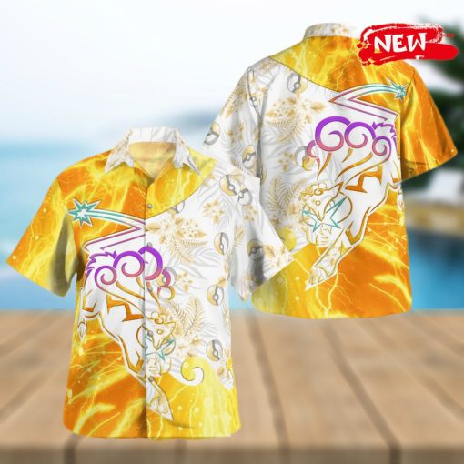 Triabal Raikou Design Hawaiian Shirt and Short