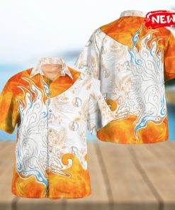 Tribal Alolan Ninetales Design Hawaiian Shirt and Short