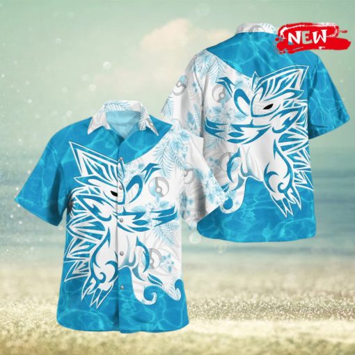 Tribal Alolan Sandslash Design Hawaiian Shirt and Short