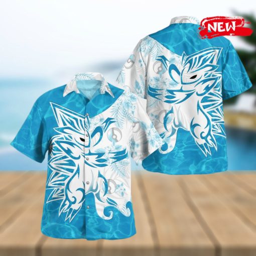 Tribal Alolan Sandslash Design Hawaiian Shirt and Short