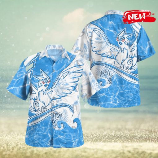 Tribal Articuno Design Hawaiian Shirt and Short