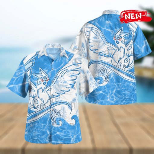 Tribal Articuno Design Hawaiian Shirt and Short