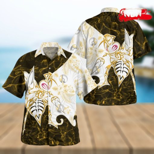 Tribal Beedrill Design Hawaiian Shirt and Short