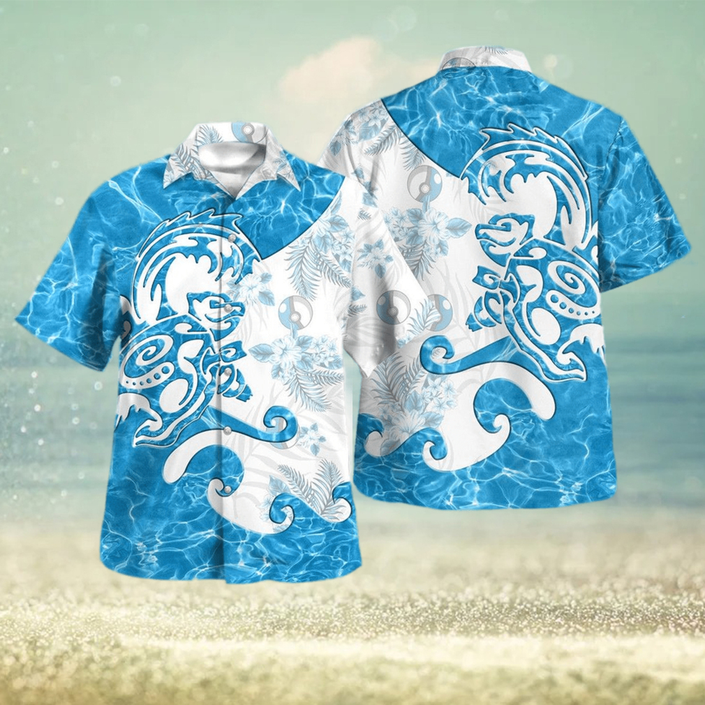 Tribal Blastoise Ver 2 Design Hawaiian Shirt and Short