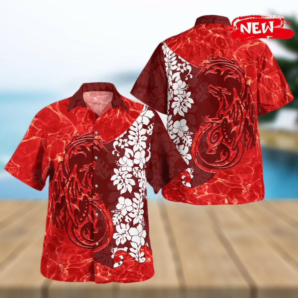 Tribal Charizard Ver 3 Design Hawaiian Shirt and Short Tribal Charizard Ver 3 Design Hawaiian Shirt and Short