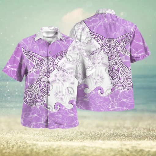 Tribal Eevee Espeon Design Hawaiian Shirt and Short