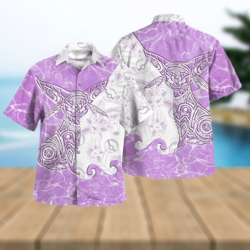 Tribal Eevee Espeon Design Hawaiian Shirt and Short