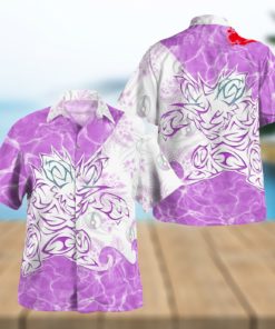 Tribal Nidoking Design Hawaiian Shirt and Short