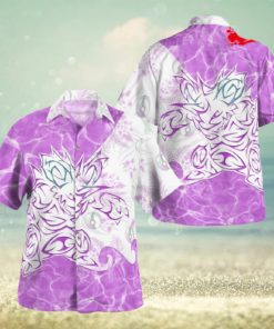 Tribal Nidoking Design Hawaiian Shirt and Short