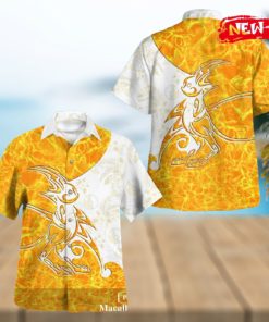 Tribal Raichu Design Hawaiian Shirt and Short