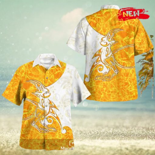Tribal Raichu Design Hawaiian Shirt and Short