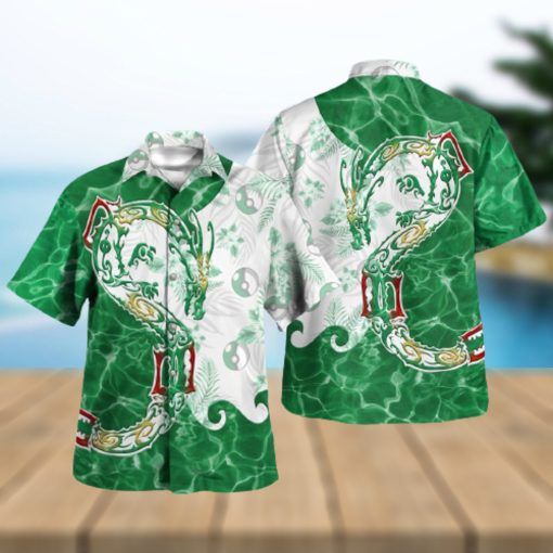 Tribal Rayquaza Design Hawaiian Shirt and Short