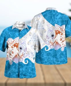 Tribal Seaking Design Hawaiian Shirt and Short