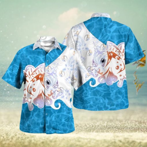 Tribal Seaking Design Hawaiian Shirt and Short