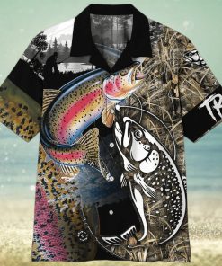 Trout Fishing Men Polo Shirts, Unique Designs