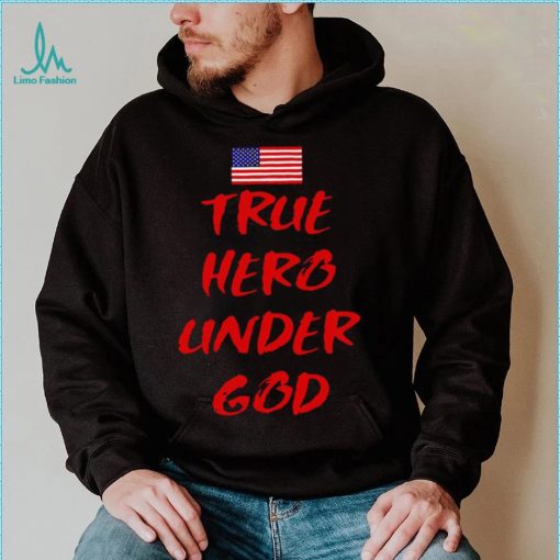 True Hero under God American flag shirt